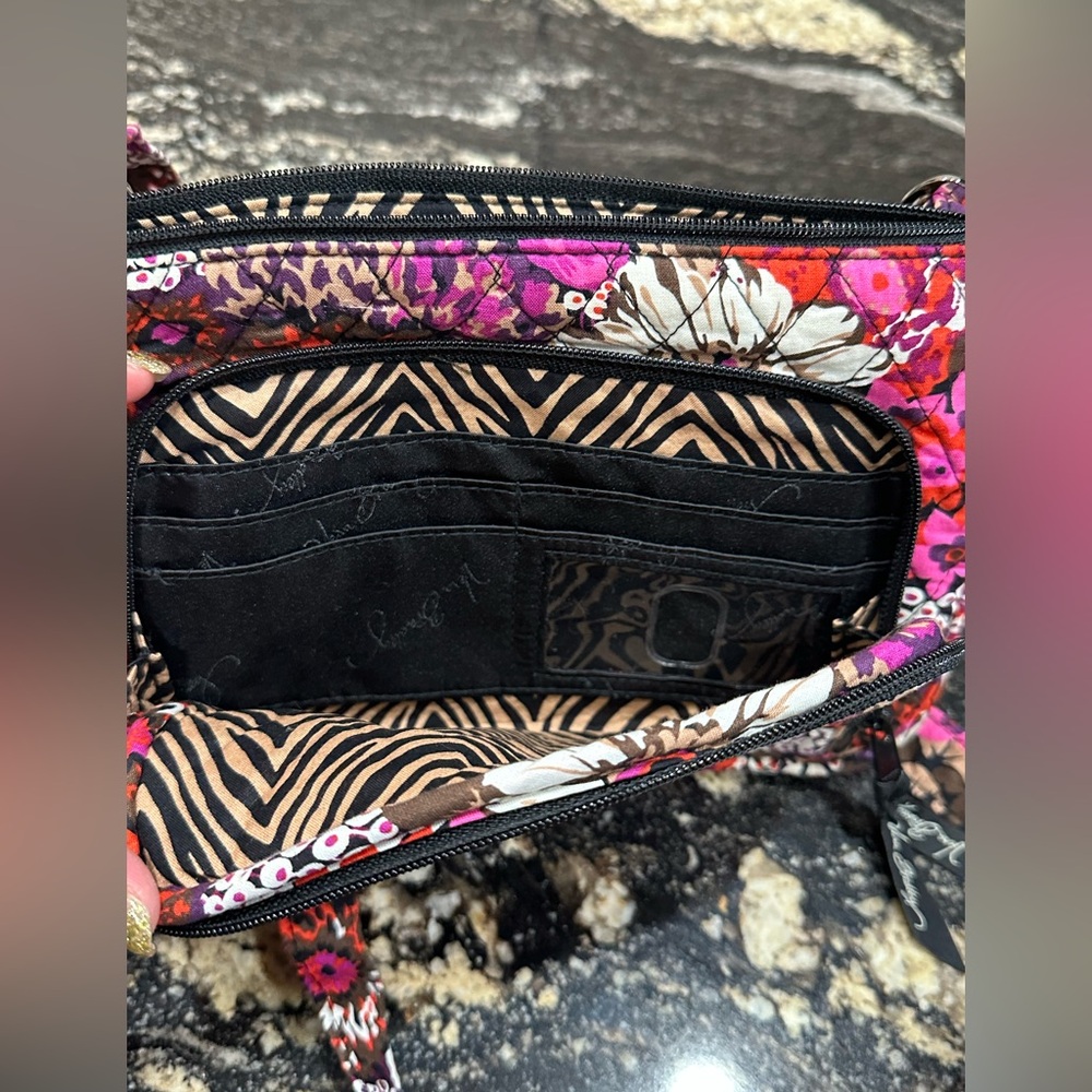Vera Bradley Vibrant Floral Crossbody Bag - Picture 5 of 5